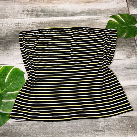 ASOS Curve NWT Striped Ribbed Tube Top – Size 26 - Picture 2 of 8